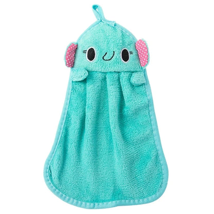 Happy Tiny Mart Microfiber Animal Theme Hand Towels for Children