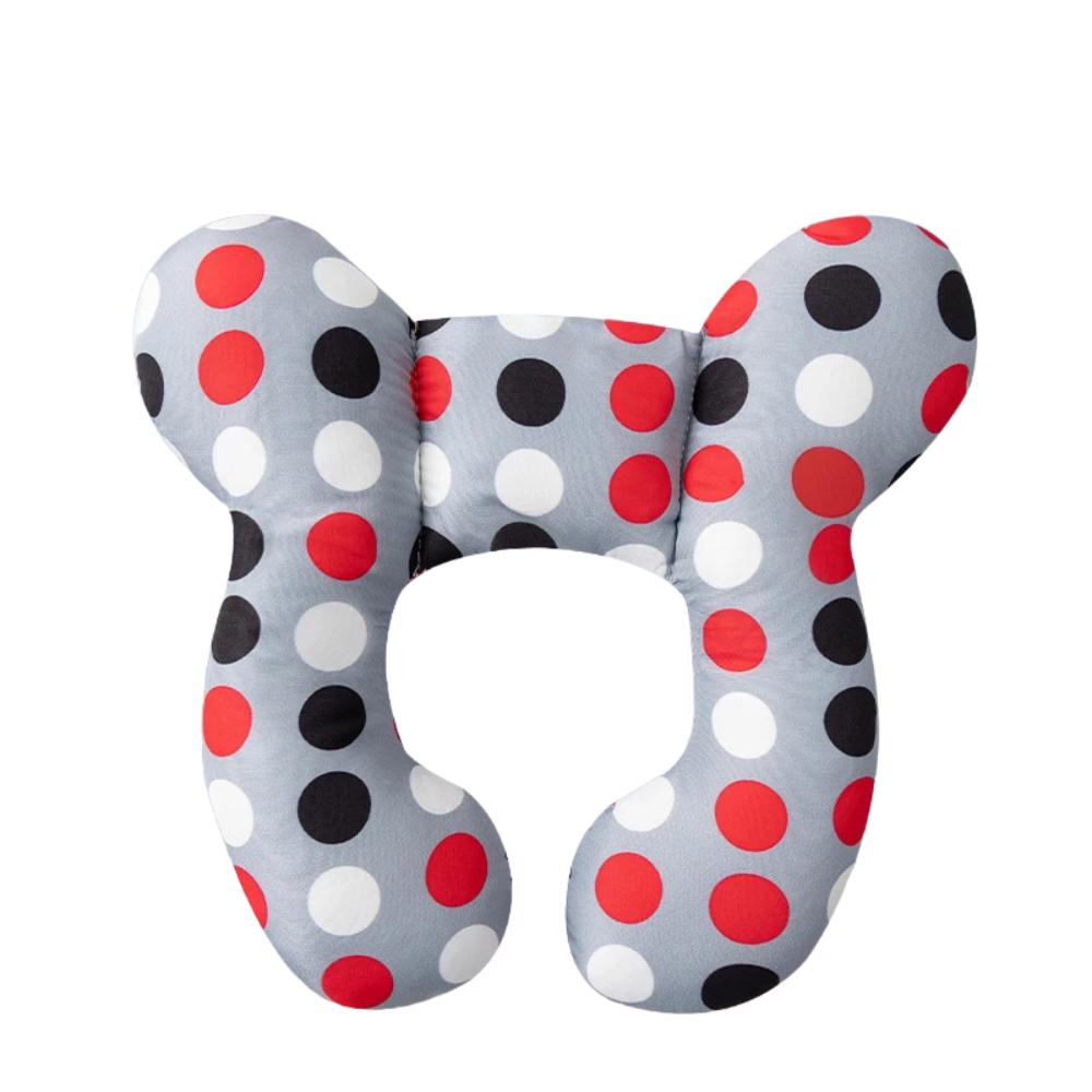 Happy Tiny Mart Soft Cotton U-Shaped Travel Pillow for Infant Neck Support
