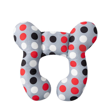 Happy Tiny Mart Soft Cotton U-Shaped Travel Pillow for Infant Neck Support