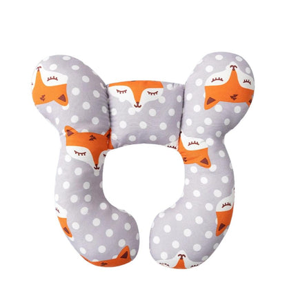 Happy Tiny Mart Soft Cotton U-Shaped Travel Pillow for Infant Neck Support