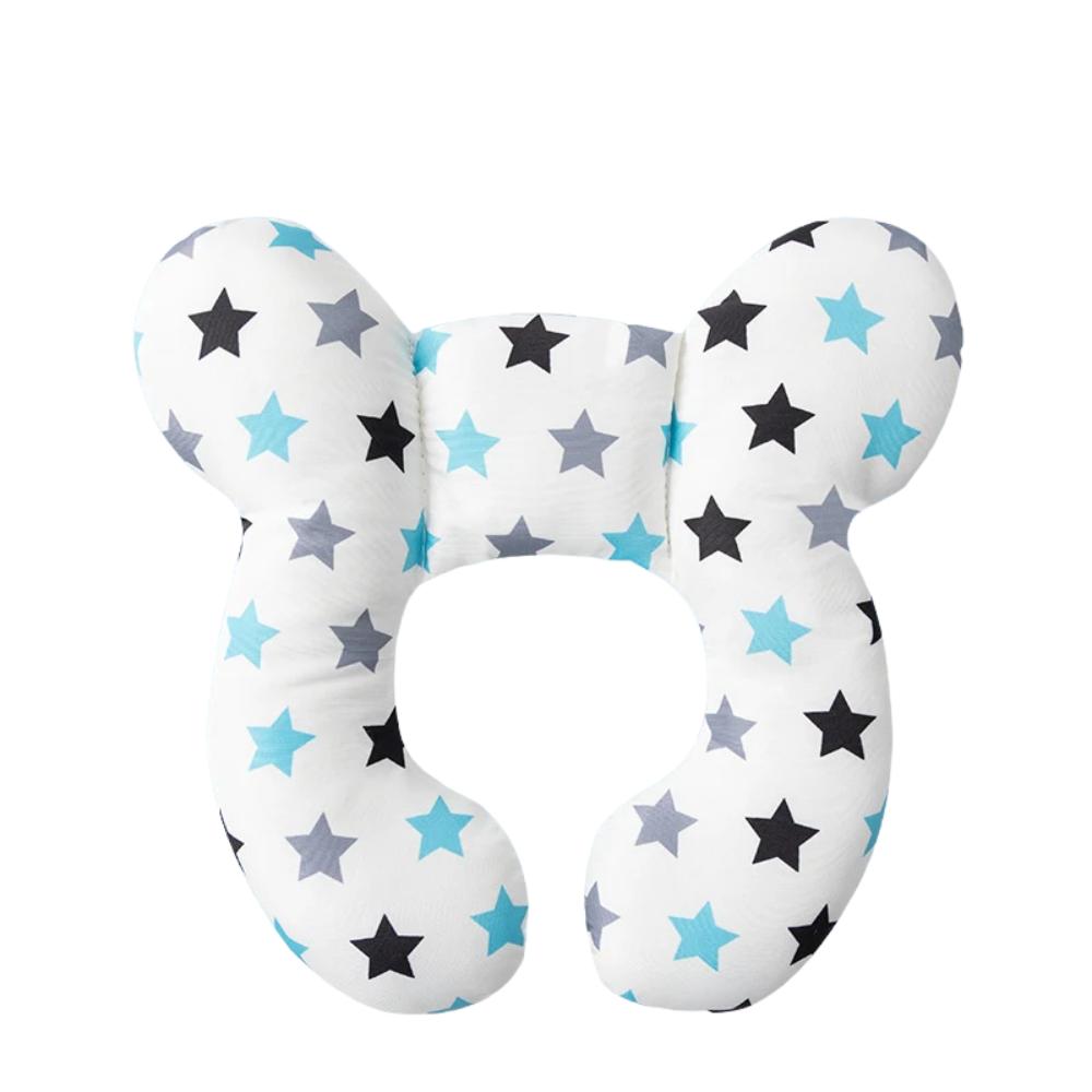 Happy Tiny Mart Soft Cotton U-Shaped Travel Pillow for Infant Neck Support