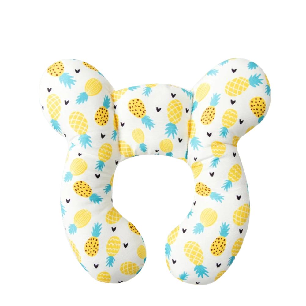 Happy Tiny Mart Soft Cotton U-Shaped Travel Pillow for Infant Neck Support