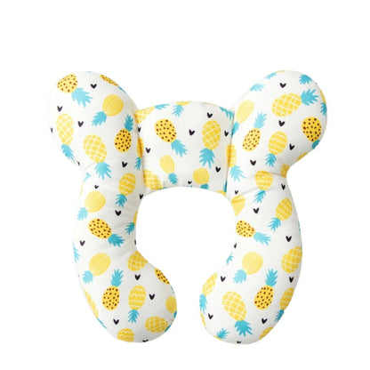 Happy Tiny Mart Soft Cotton U-Shaped Travel Pillow for Infant Neck Support