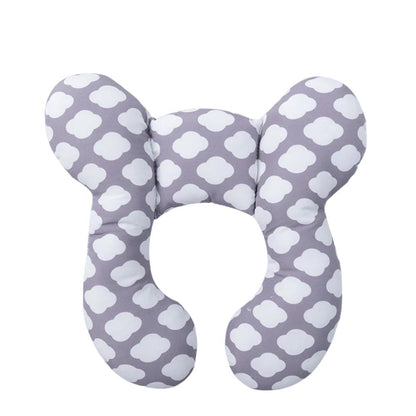 Happy Tiny Mart Soft Cotton U-Shaped Travel Pillow for Infant Neck Support
