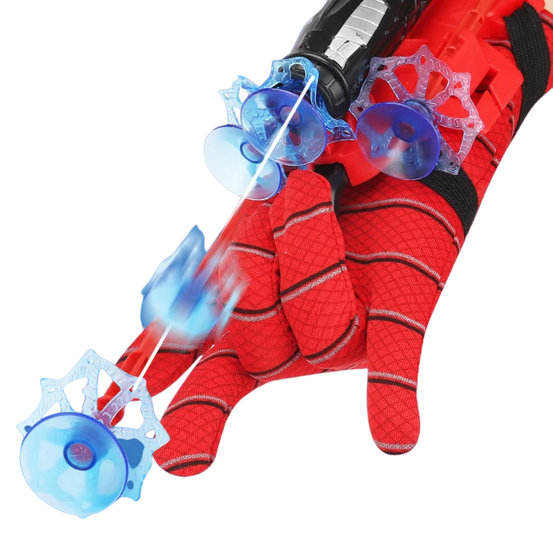 PVC Wrist Mounted Recoverable Projectile Launcher and Glove Set for Users