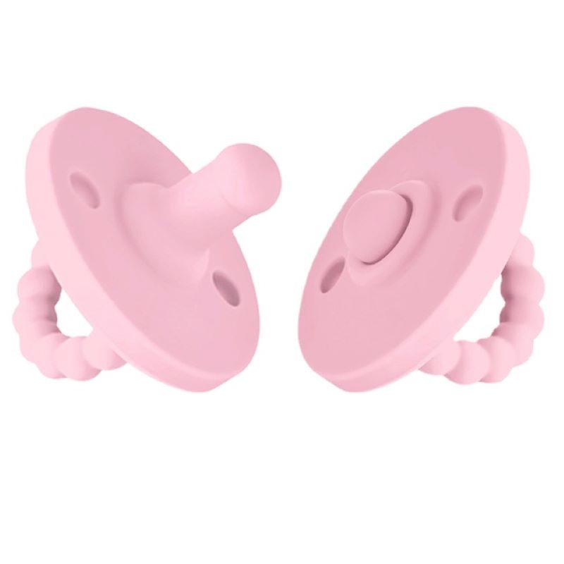 Happy Tiny Mart Medical Grade Silicone Pacifier and Teether for Infants