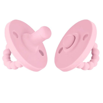 Happy Tiny Mart Medical Grade Silicone Pacifier and Teether for Infants