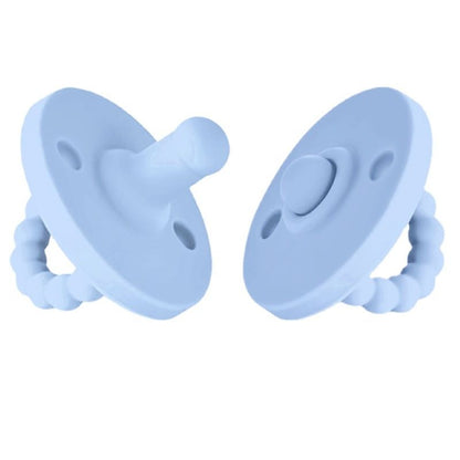 Happy Tiny Mart Medical Grade Silicone Pacifier and Teether for Infants