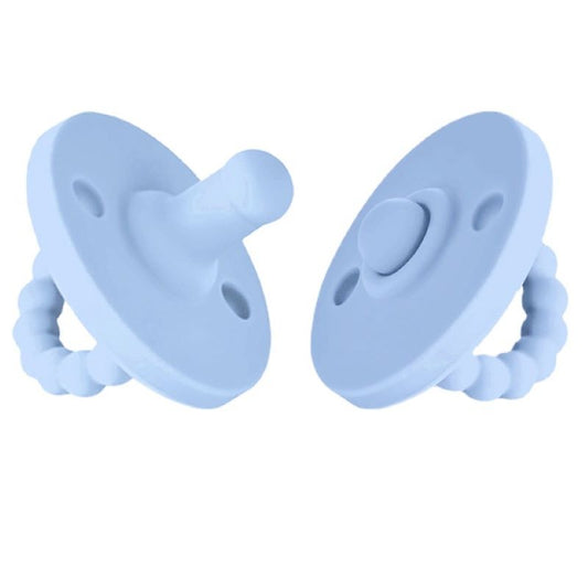 Happy Tiny Mart Medical Grade Silicone Pacifier and Teether for Infants