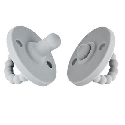 Happy Tiny Mart Medical Grade Silicone Pacifier and Teether for Infants