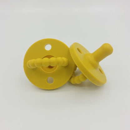 Happy Tiny Mart Medical Grade Silicone Pacifier and Teether for Infants