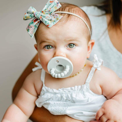 Happy Tiny Mart Medical Grade Silicone Pacifier and Teether for Infants