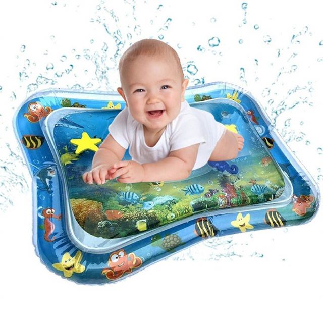 Happy Tiny Mart Inflatable PVC Water Mat for Infant Sensory Development