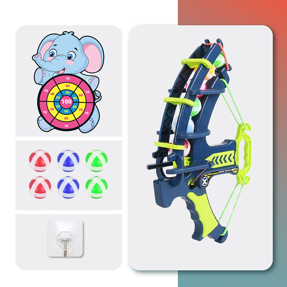 Happy Tiny Mart Large Plastic Target Dartboard with Sticky Ball Bow