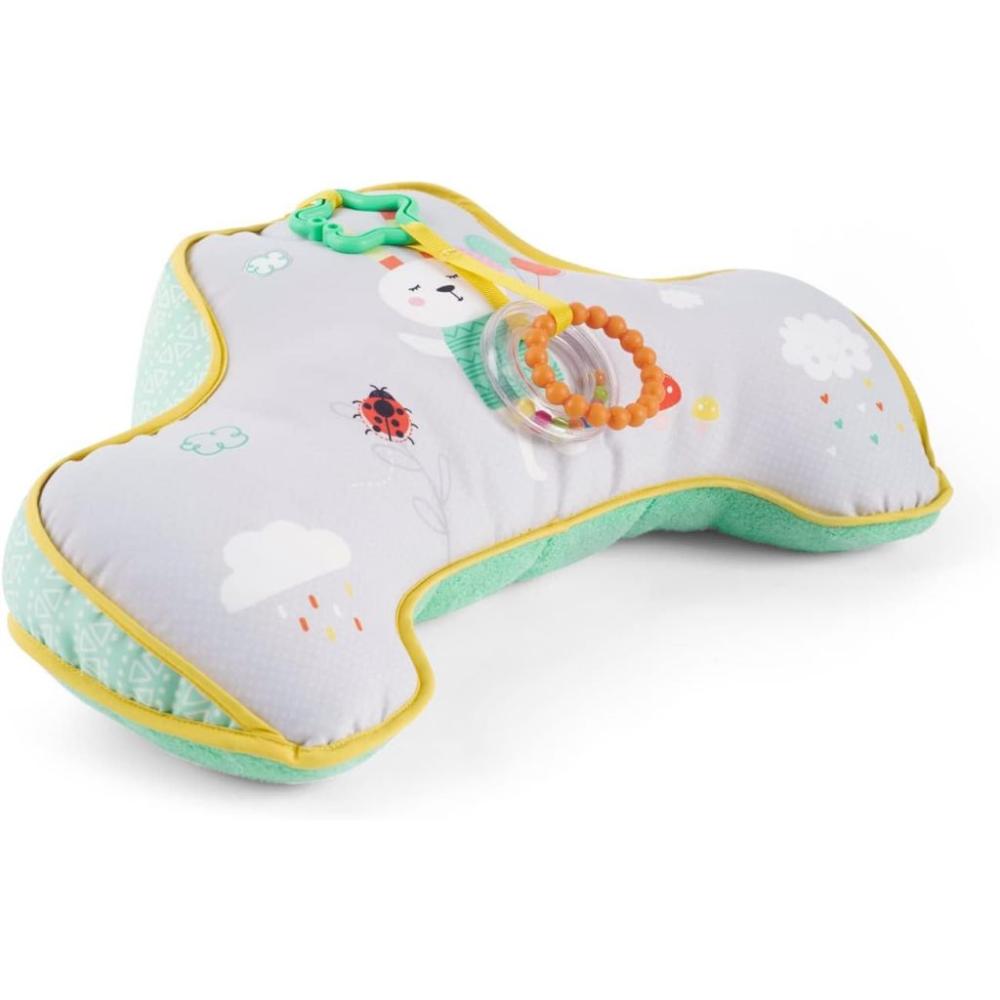 Happy Tiny Mart Cloth and Polyester Fiber Baby Tummy Time Support Pillow