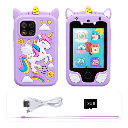 Happy Tiny Mart Portable Electronic Smartphone Toy with Dual Cameras and Games