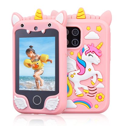 Happy Tiny Mart Portable Electronic Smartphone Toy with Dual Cameras and Games