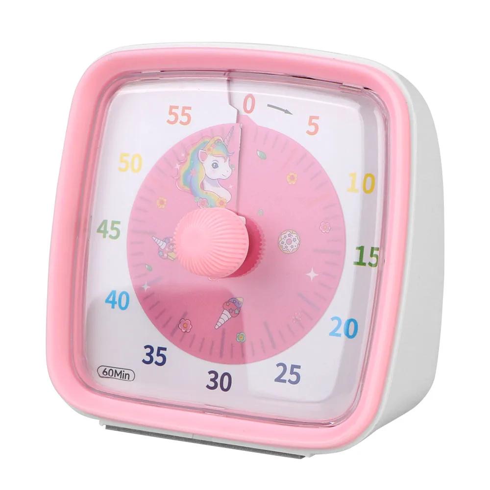 60-Minute Mechanical ABS Plastic Visual Countdown Timer with Audible Volume Settings