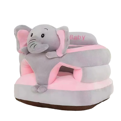 Happy Tiny Mart Crystal Velvet Washable Cartoon Pattern Infant Sitting Support Cover