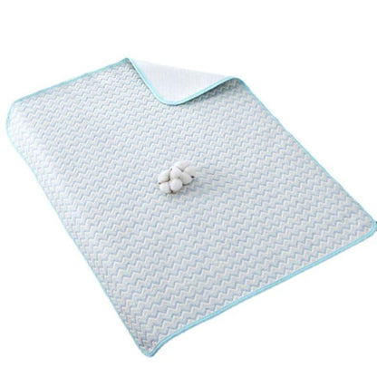 Three Piece Waterproof Fabric Infant Changing Mat Set For Surface Protection