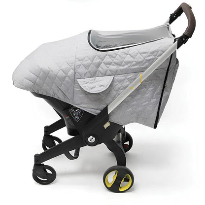 Insulated Waterproof Winter Car Seat Cover with Fleece Lining for Infants