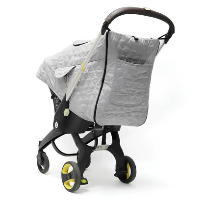 Insulated Waterproof Winter Car Seat Cover with Fleece Lining for Infants