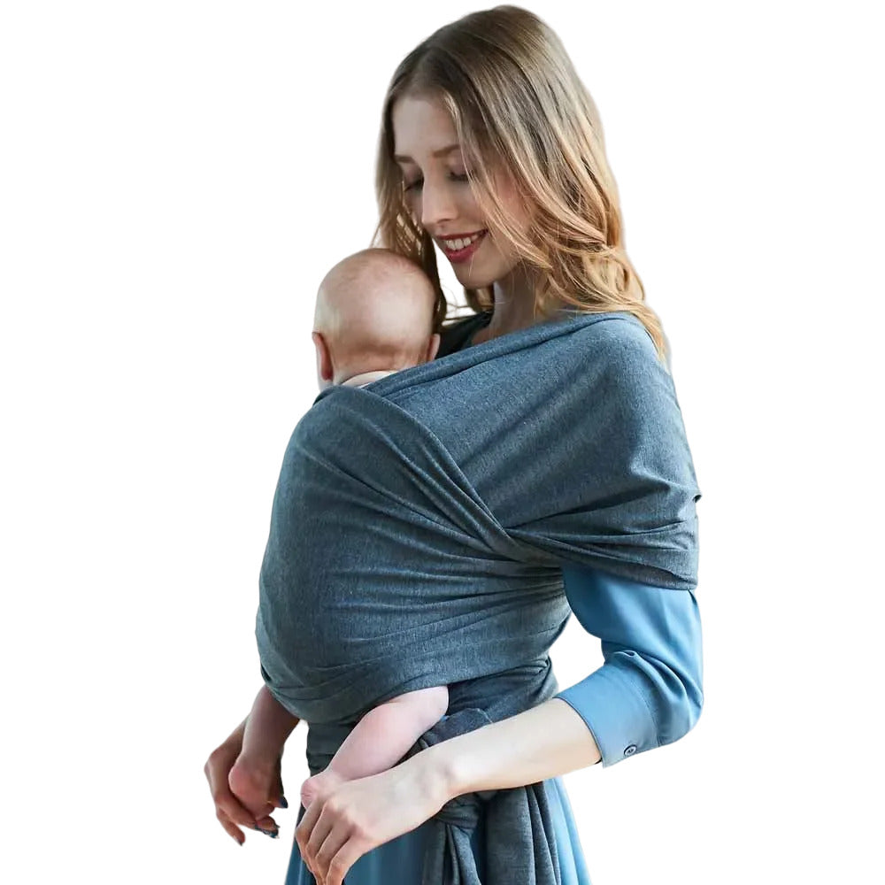 100% Cotton X-Shaped Baby Wrap Carrier for Infant Manual Transport Support
