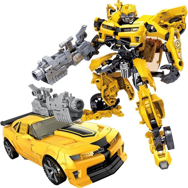 Happy Tiny Mart Plastic Mechanical Transforming Robot and Vehicle Action Figure