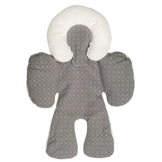 Waterproof Polyester and Cotton Stroller Cushion Mat with Head Support