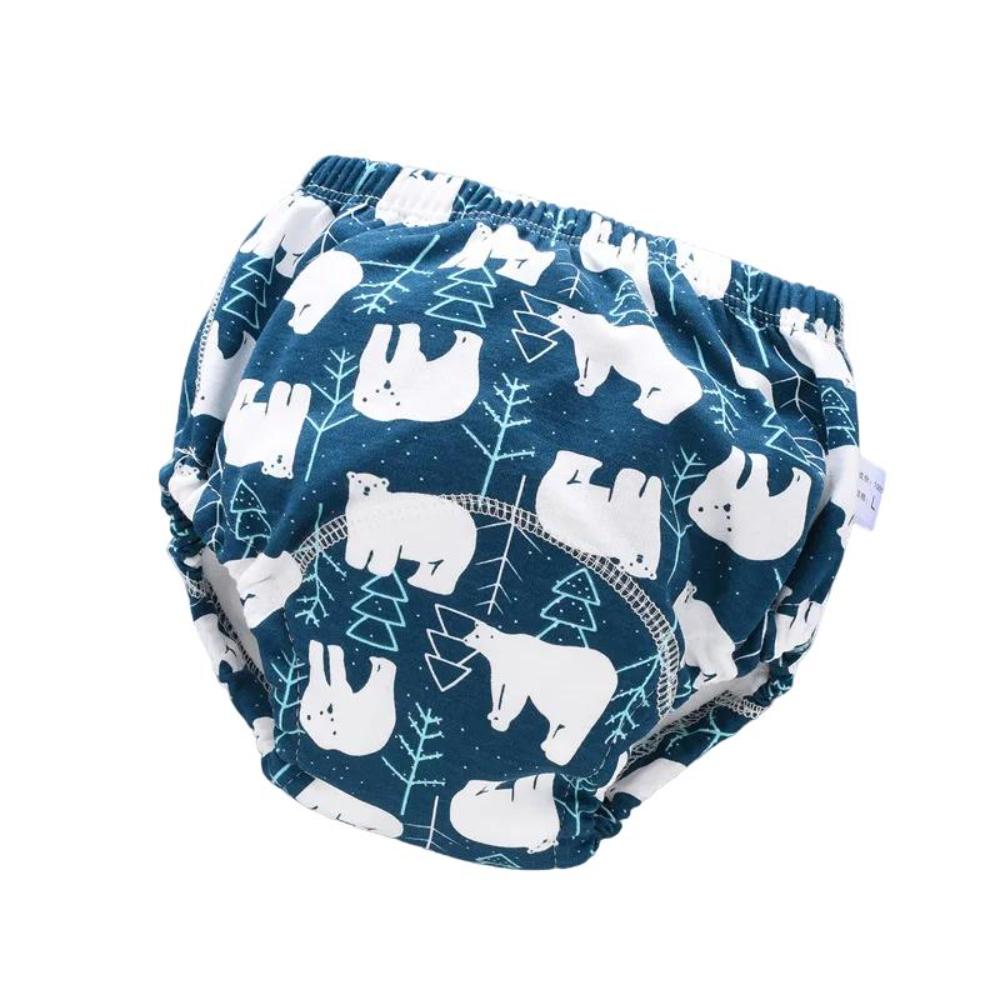 100% Cotton Reusable Baby Swim Diaper with Six Layer Absorption System