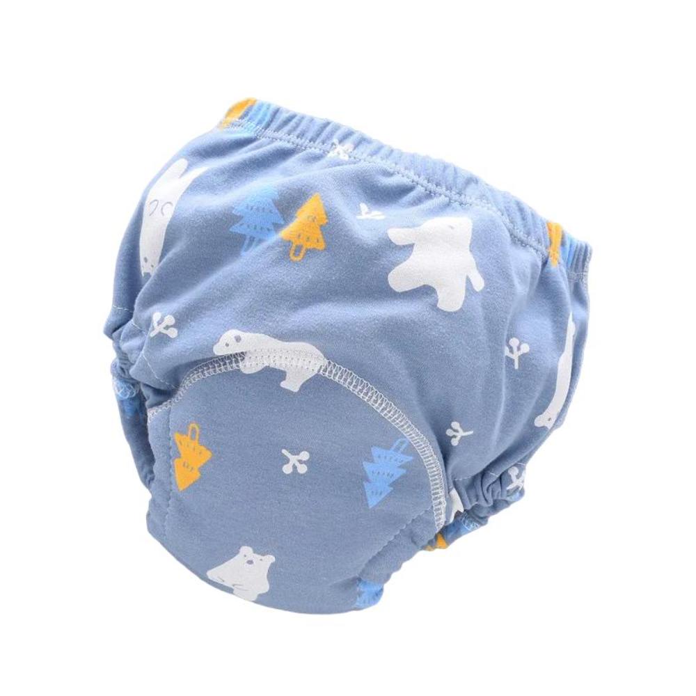 100% Cotton Reusable Baby Swim Diaper with Six Layer Absorption System
