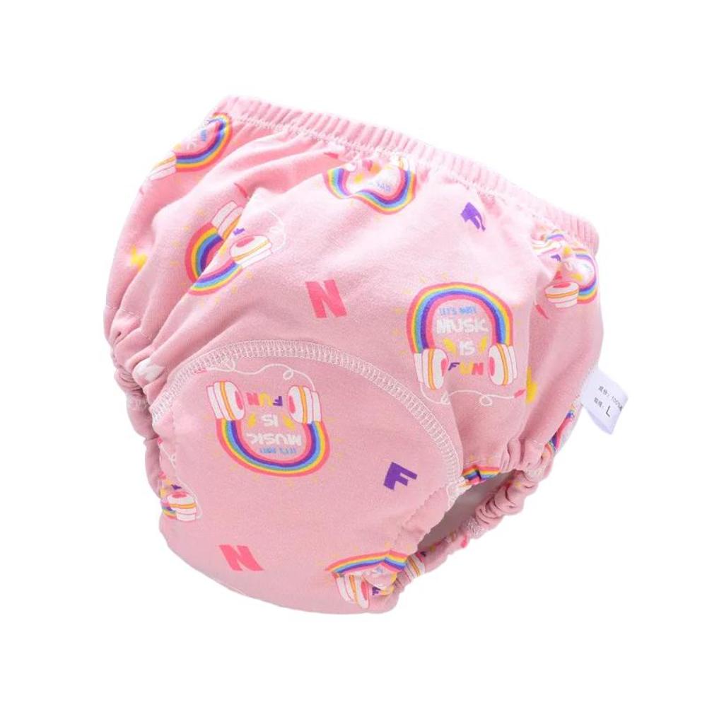 100% Cotton Reusable Baby Swim Diaper with Six Layer Absorption System
